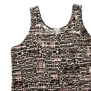 Travelers by Chicos Animal Print Tank Top